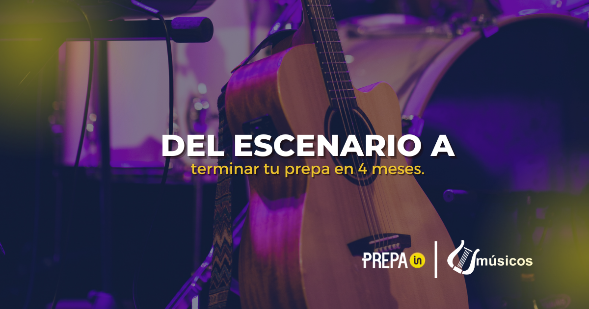 Los músicos de México con Prepa IN.